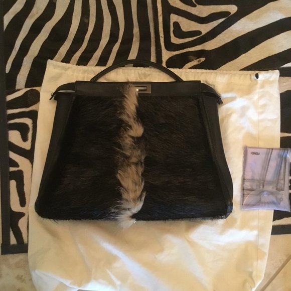 Fendi Fur Peek a Boo Bag New - Picture 1 of 6